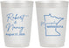 Personalized Wedding 10 oz Frosted Cups - Minnesota | 122