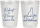 Personalized Wedding 10 oz Frosted Cups - New Hampshire | 128