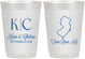 Personalized Wedding 10 oz Frosted Cups - New Jersey | 129