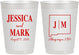 Personalized Wedding 10 oz Frosted Cups - New Mexico | 130