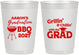 Personalized Graduation 10 oz Frosted Cups - Class Of 2027 Bbq | 130007