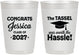 Personalized Graduation 10 oz Frosted Cups - Class Of 2027 Tassel Hassel | 130012