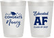Personalized Graduation 10 oz Frosted Cups - Class Of 2027 Educated Af | 130016