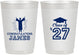 Personalized Graduation 10 oz Frosted Cups - Class Of 2027 Congratulations | 130024