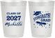 Personalized Graduation 10 oz Frosted Cups - Class Of 2027 Congrats | 130027