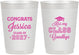 Personalized Graduation 10 oz Frosted Cups - Class Of 2027 Kiss Class Goodbye | 130029