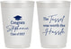 Personalized Graduation 10 oz Frosted Cups - Class Of 2027 Tassel Hassel | 130031