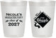 Personalized Graduation 10 oz Frosted Cups - Class Of 2027 Tassel Hassel | 130032