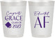 Personalized Graduation 10 oz Frosted Cups - Class Of 2027 Educated Af | 130040