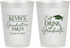 Personalized Graduation 10 oz Frosted Cups - Class Of 2027 Eat Drink Graduate | 130043