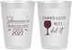 Personalized Graduation 10 oz Frosted Cups - Class Of 2027 Wined A Lot | 130044