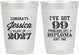 Personalized Graduation 10 oz Frosted Cups - Class Of 2027 99 Problems | 130047