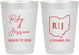 Personalized Wedding 10 oz Frosted Cups - Ohio | 134