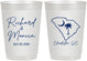 Personalized Wedding 10 oz Frosted Cups - South Carolina | 139