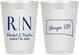 Personalized Wedding 10 oz Frosted Cups - South Dakota | 140