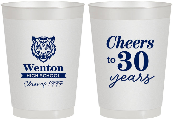 Personalized Class Reunion 10 oz Frosted Cups - Class Of 1997 30 Year | 140002