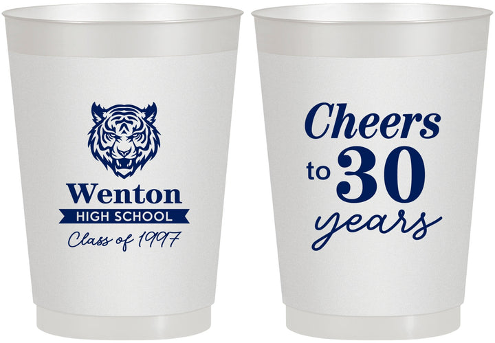 Personalized Class Reunion 10 oz Frosted Cups - Class Of 1997 30 Year | 140002