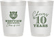 Personalized Class Reunion 10 oz Frosted Cups - Class Of 2017 10 Year | 140005