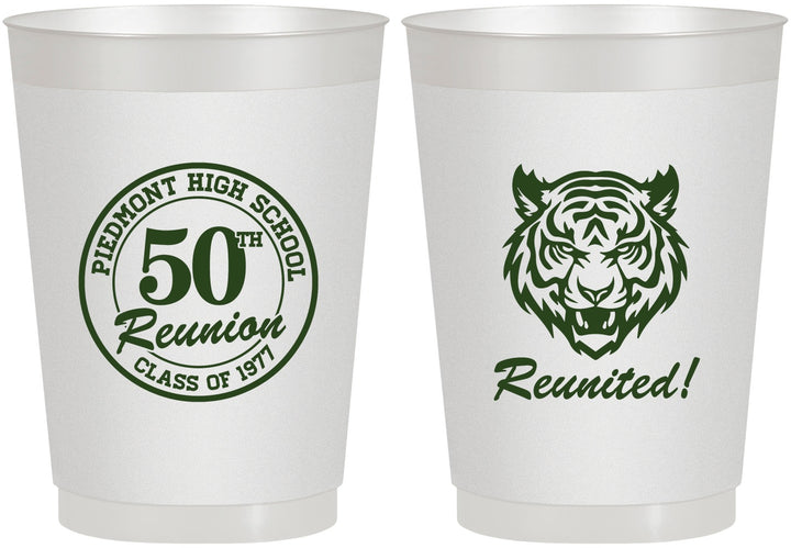 Personalized Class Reunion 10 oz Frosted Cups - Class Of 1977 50 Year | 140009