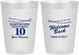 Personalized Class Reunion 10 oz Frosted Cups - Class Of 2017 10 Year | 140010