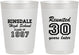 Personalized Class Reunion 10 oz Frosted Cups - Class Of 1997 30 Year | 140012