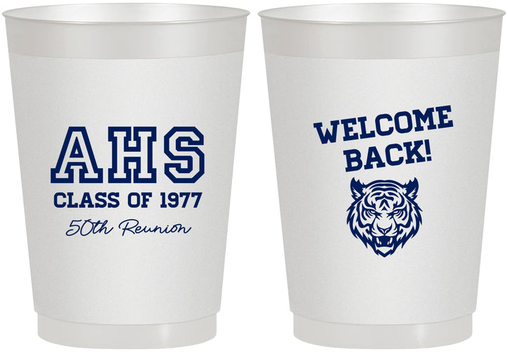 Personalized Class Reunion 10 oz Frosted Cups - Class Of 1977 50 Year | 140014