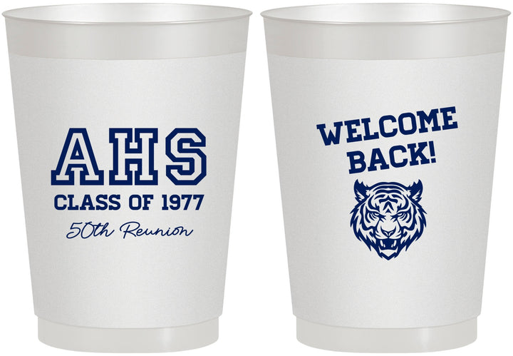 Personalized Class Reunion 10 oz Frosted Cups - Class Of 1977 50 Year | 140014
