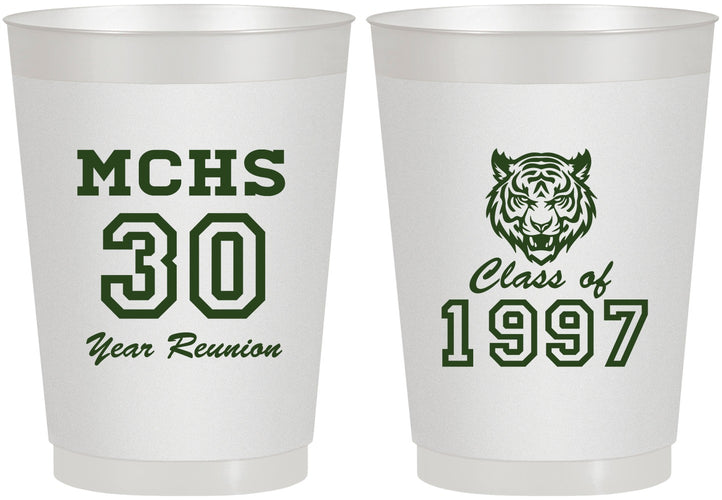 Personalized Class Reunion 10 oz Frosted Cups - Class Of 1997 30 Year | 140017
