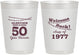 Personalized Class Reunion 10 oz Frosted Cups - Class Of 1977 50 Year | 140019