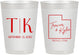 Personalized Wedding 10 oz Frosted Cups - Utah | 143