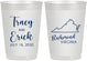 Personalized Wedding 10 oz Frosted Cups - Virginia | 145