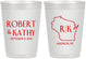 Personalized Wedding 10 oz Frosted Cups - Wisconsin | 148