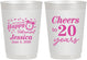Personalized Retirement 10 oz Frosted Cups - Off The Clock | 150001