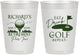 Personalized Retirement 10 oz Frosted Cups - Eat Drink Golf Repeat | 150006