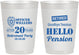 Personalized Retirement 10 oz Frosted Cups - Police Officer | 150013