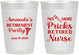 Personalized Retirement 10 oz Frosted Cups - Nurse | 150027