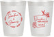 Personalized Wedding 10 oz Frosted Cups - Arkansas | 153