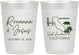 Personalized Wedding 10 oz Frosted Cups - California | 154