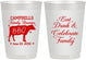 Personalized Family Reunion 10 oz Frosted Cups - Bbq Eat Drink | 160004