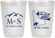 Personalized Wedding 10 oz Frosted Cups - Idaho | 161