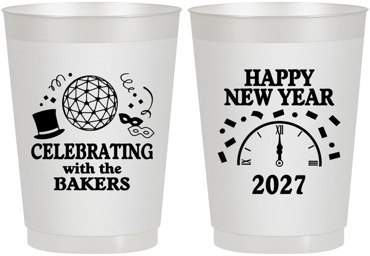 Personalized New Years 10 oz Frosted Cups - 2027 Countdown | 170010