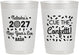 Personalized New Years 10 oz Frosted Cups - 2027 Nye Confetti | 170012