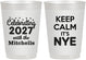 Personalized New Years 10 oz Frosted Cups - 2027 Nye | 170025