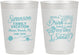 Personalized Family Vacation 10 oz Frosted Cups - Beach Toes In The Sand | 180000