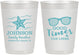 Personalized Family Vacation 10 oz Frosted Cups - Good Times Tan Lines | 180003