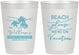 Personalized Family Vacation 10 oz Frosted Cups - Beach Please | 180004