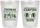 Personalized Family Vacation 10 oz Frosted Cups - Camping Park | 180013