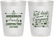 Personalized Family Vacation 10 oz Frosted Cups - Camping Trip | 180017