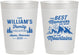 Personalized Family Vacation 10 oz Frosted Cups - Mountains | 180022