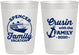 Personalized Family Vacation 10 oz Frosted Cups - Cruisin Ship | 180037